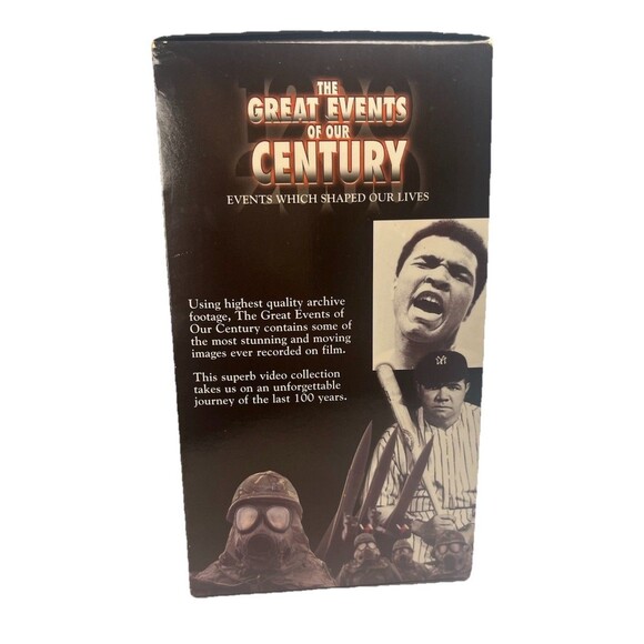 1997 The Great Events Of The Century Madacy VHS Video Tape Set 10 Tapes - Picture 3 of 6